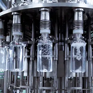 filling and processing in beverage bottle
