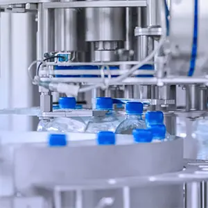 filling and processing in beverage bottle