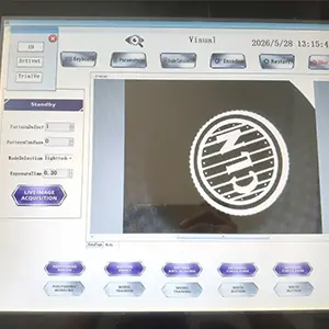 Vision inspection verifying printed graphics quality on caps