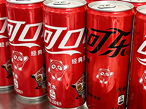 coca can customized laser marking