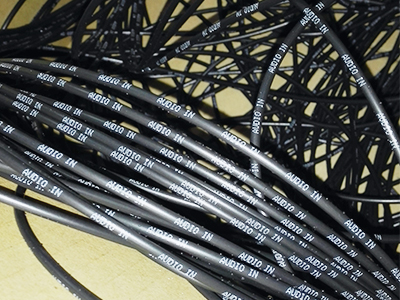 Cable and wire white inkjet printing