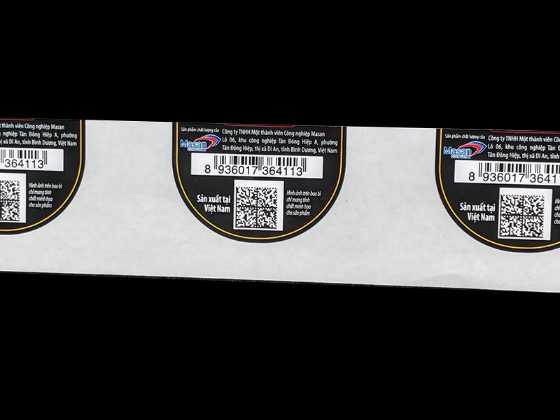 Printing on industrial stickers and product labels