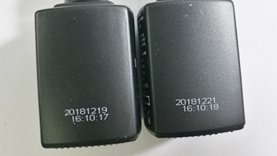 perfume glass bottles laser coding