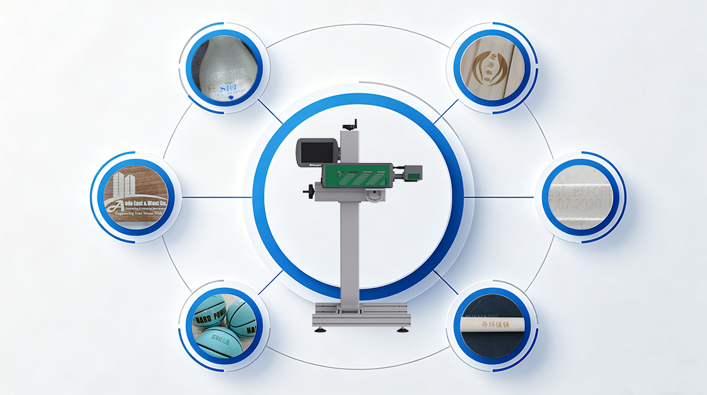 NAXJET CO2 laser marking machine applications