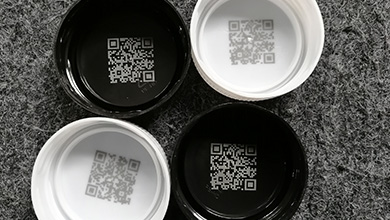 plastic bottle cap inner QR code printing machine