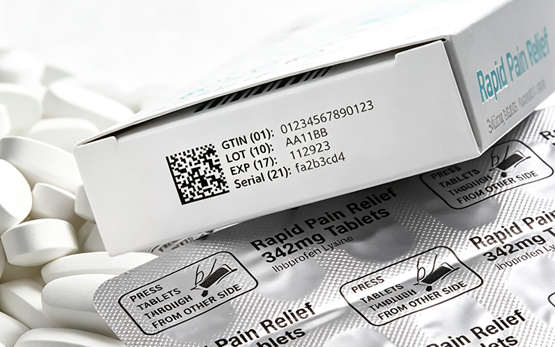 Piezo inkjet coding for pharmaceutical packaging Piezo inkjet coding for pharmaceutical packaging