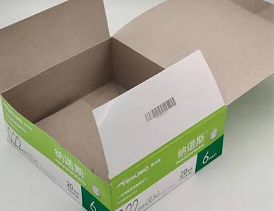 medicine coated carton boxes printing barcode on surface with PIJ printer