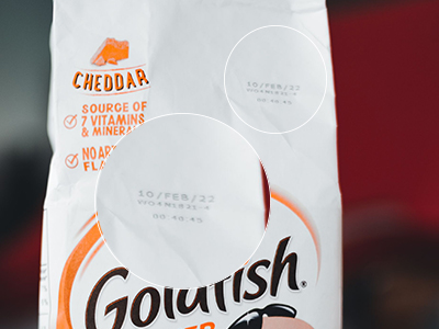 high quality exp mfg date coder on flexible snack food packaging high quality exp mfg date coder on flexible snack food packaging
