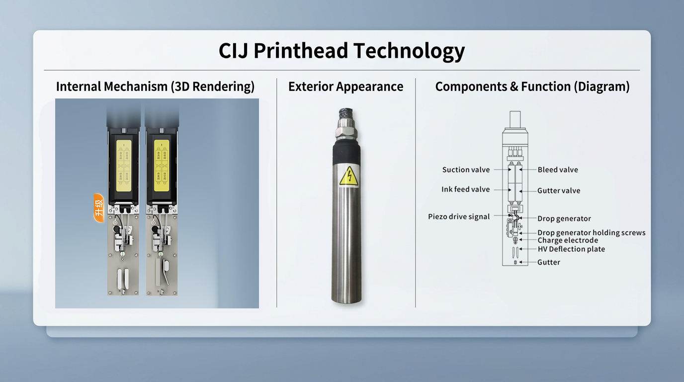 Cij printing machine printhead Cij printing machine printhead