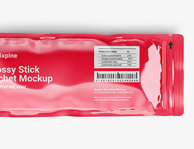 glossy PE PP PET packaging film with product info and bar code for inkjet printing
